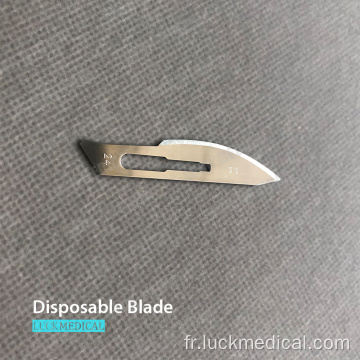 Blade jetable couteau chirurgical